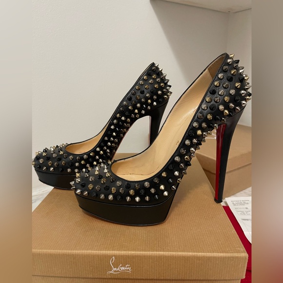 Christian Louboutin Bianca Spikes 140 Nappa - Picture 3 of 11